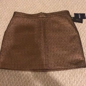 Bronze Metallic Skirt from Forever 21